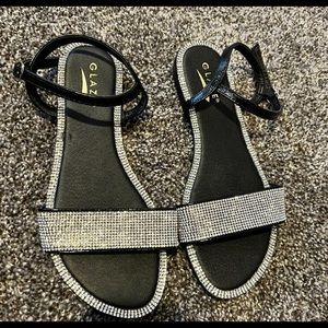 Rhinestone sandals